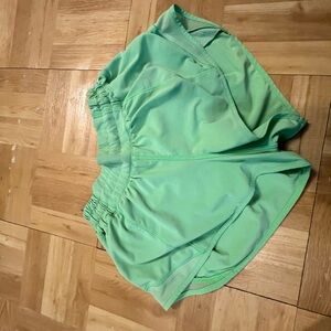 Lululemon Athletica Light Green Athletic Shorts